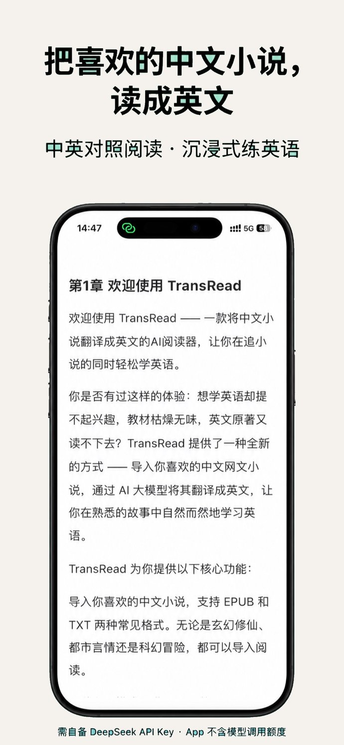对照阅读 · 自备 API Key